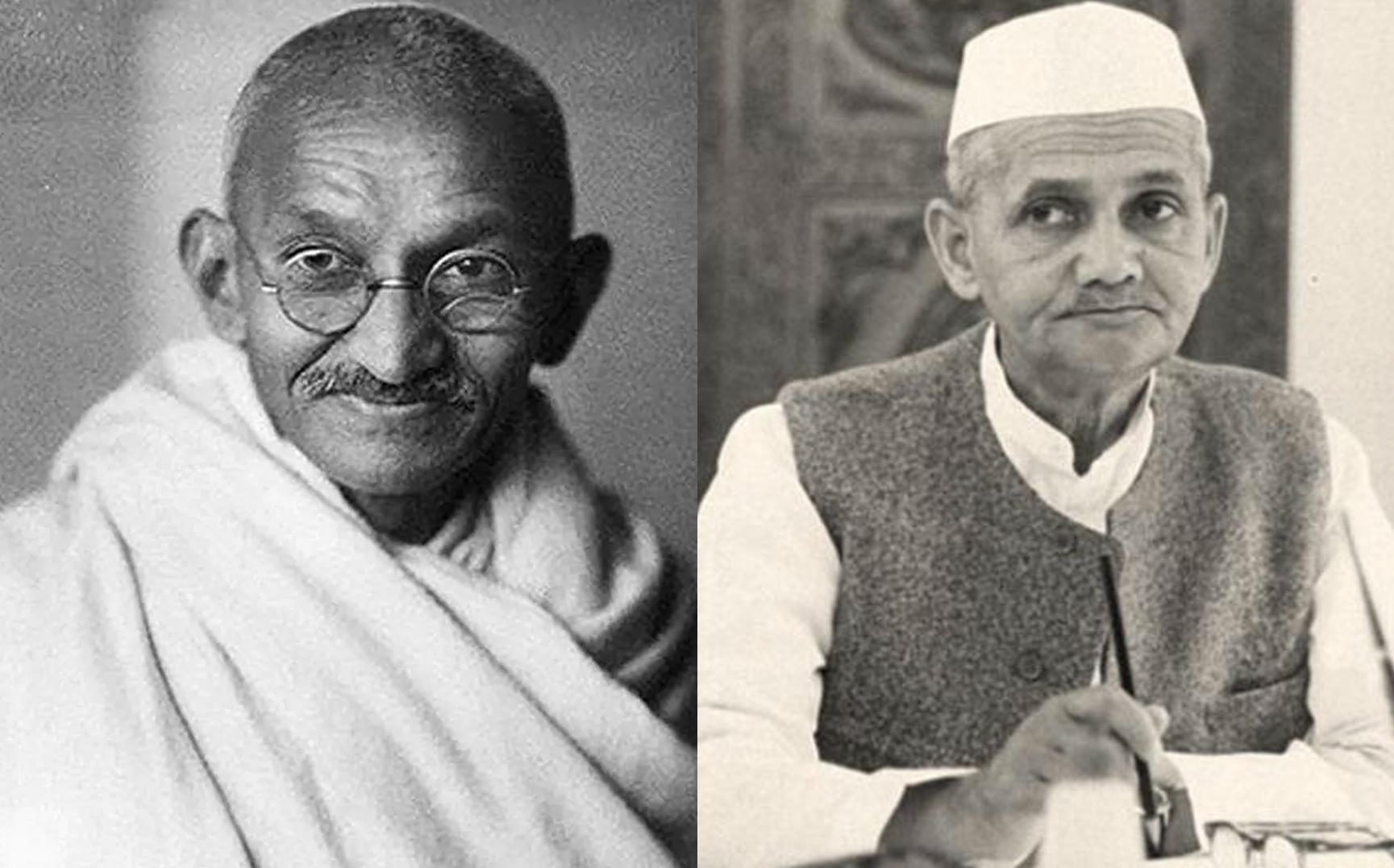 Mahatma Gandhi and Lal Bahadur Sastry are two great persons. Both of them were born on October 2.