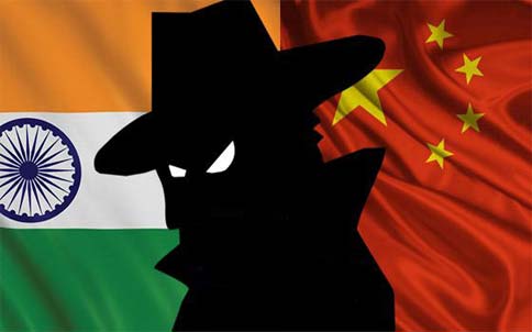 China espionage on India