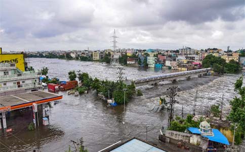how to save hyderabad from floods and heavy rains?