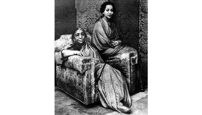 padmaja Naidu with Sarojini Naidu