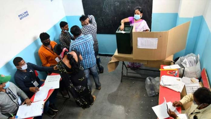 tardiness in ghmc elections voting