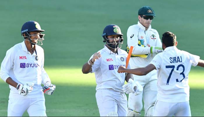 India creates history and wins test series with australia