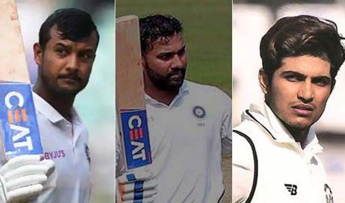 who will be the rohith sharma partner as opener in chennai test