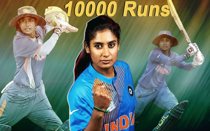 Mithali Raj with 10 thousand runs