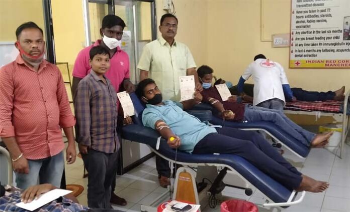 blood donation to thalassemia patients in mancheryal
